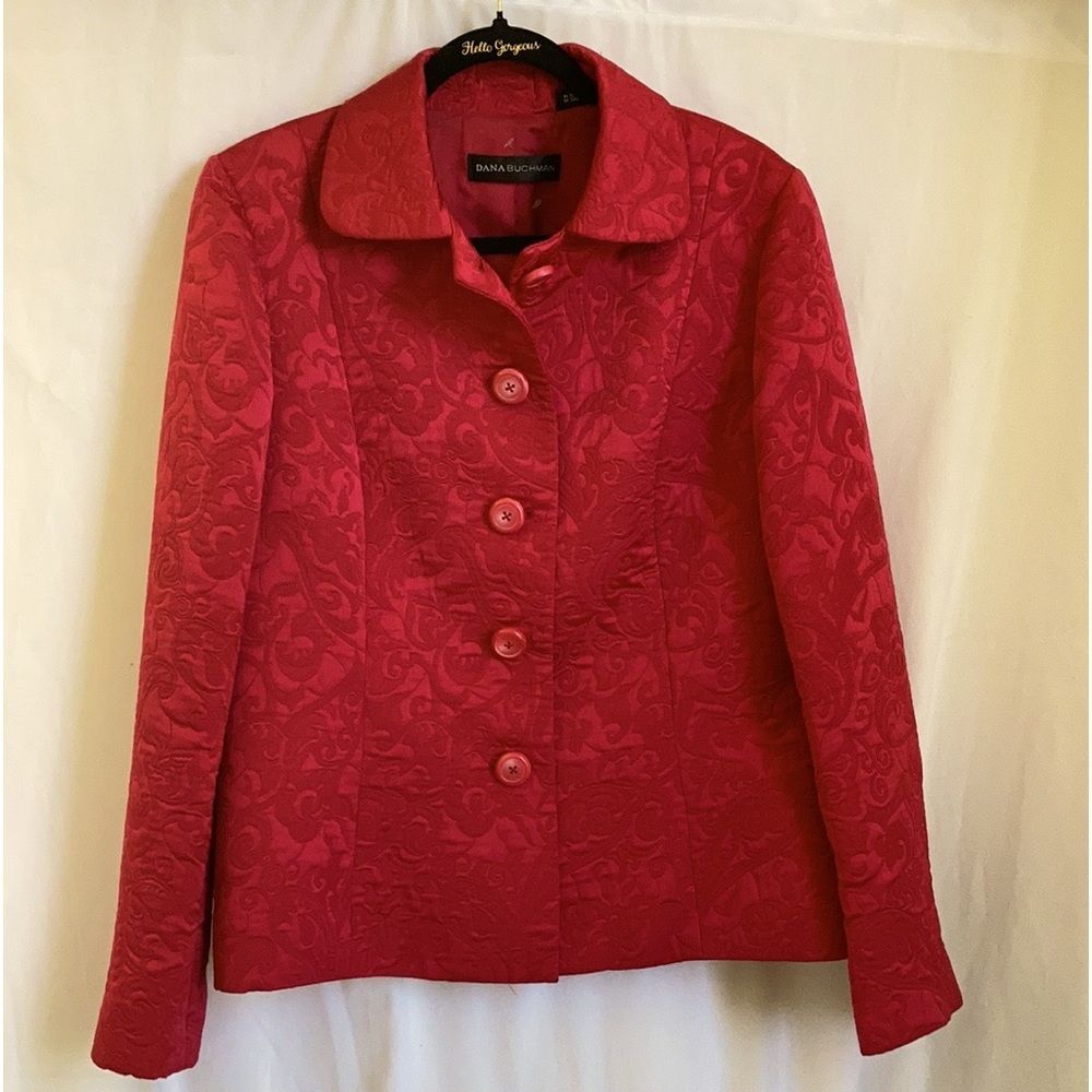 Dana Buchman Fuchsia Pink Blazer/Jacket 16